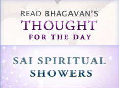 Read Bhagavan's Thought for the Day