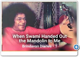 When Swami Handed Out the Mandolin to Me - Dr C N Sundaresan | Brindavan Diaries - 1