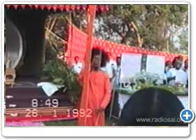 Darshan of Sri Sathya Sai Baba - Part 214 | Hoisting National Flag at Dharmakshetra