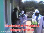 Distribution of Prasadam and Educare Pamphlet