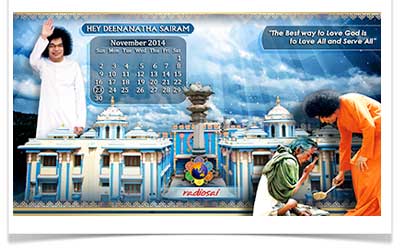 radiosai October calendar 2014