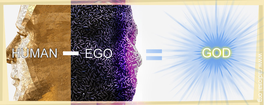 human minus ego is god