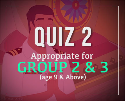 Quiz on Uncle Lion's Tale part 03 - For Group 2 and 3